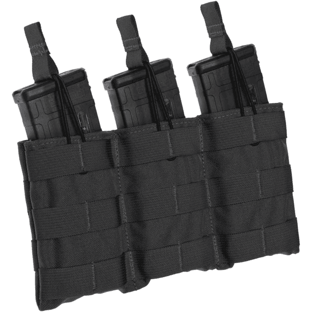 Tacshield Speed Load Triple Rifle Pouch, Black 1000D Nylon - T3508BK Tacshield Speed Load Triple Rifle Pouch, Black 1000D Nylon - T3508BK