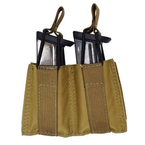 TACSHIELD (MILITARY PROD) T3607BK Speed Load Double Pistol Mag Pouch Black 1000D Nylon TACSHIELD (MILITARY PROD) T3607BK Speed Load Double Pistol Mag Pouch Black 1000D Nylon
