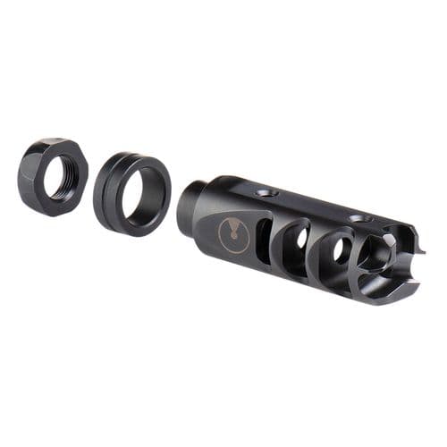 ULTRADYNE UD10670 Mercury Compensator 223 Rem,5.56x45mm NATO Black Nitride 416 Stainless Steel 1/2"-28 tpi ULTRADYNE UD10670 Mercury Compensator 223 Rem,5.56x45mm NATO Black Nitride 416 Stainless Steel 1/2"-28 tpi