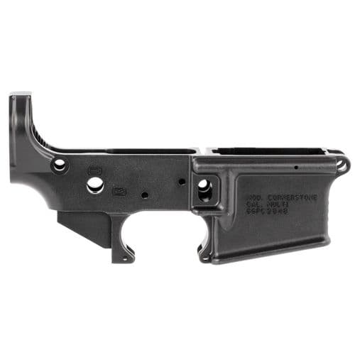 Grey Ghost Precision GGPC Cornerstone Lower Multi-Caliber Black Anodized Finish 7075-T6 Aluminum Material with Mil-Spec Dimensions for AR-Platform Grey Ghost Precision GGPC Cornerstone Lower Multi-Caliber Black Anodized Finish 7075-T6 Aluminum Material with Mil-Spec Dimensions for AR-Platform