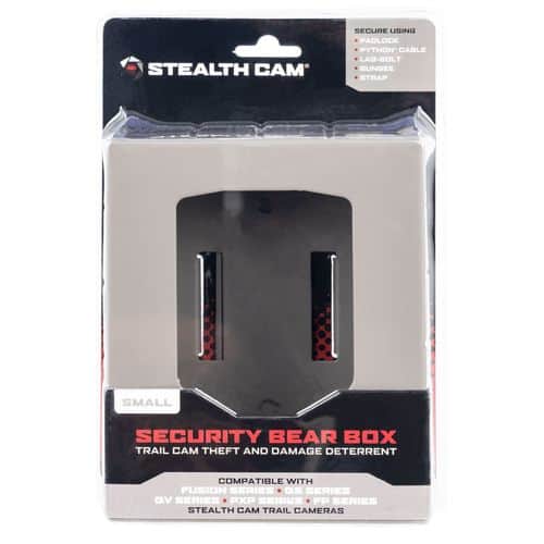Stealth Cam STC-BB-SM Bear Security Box Fits Fusion/QS/QV/PX/GMAX/XV Camera Series Small Gray Powder Coated Steel Stealth Cam STC-BB-SM Bear Security Box Fits Fusion/QS/QV/PX/GMAX/XV Camera Series Small Gray Powder Coated Steel