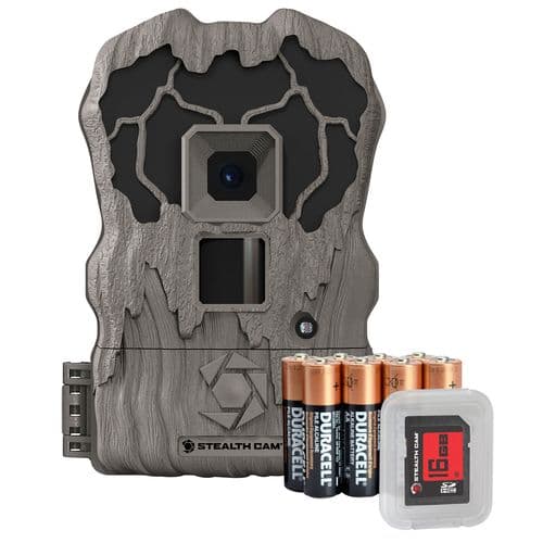 Stealth Cam STC-QV16K QV16 Combo Kit Distressed 16MP Resolution Low Glow Flash SD Card Slot/Up to 32GB Memory Stealth Cam STC-QV16K QV16 Combo Kit Distressed 16MP Resolution Low Glow Flash SD Card Slot/Up to 32GB Memory