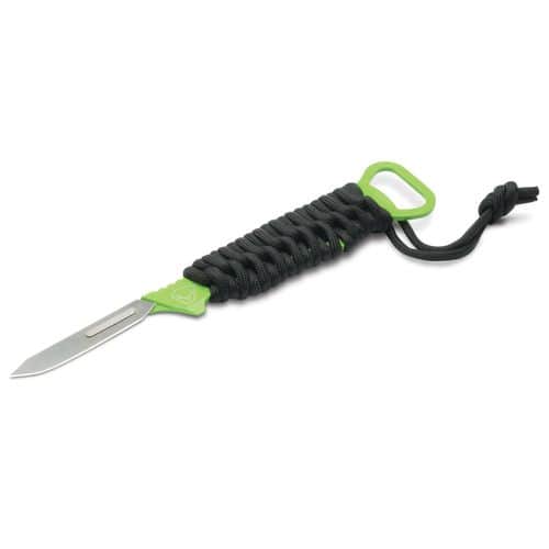 HME HMEKN-SKRAB Skeleton Replace a Blade Plain Stainless Steel Blade Cord Wrapped Green Micarta Handle 5 Blades HME HMEKN-SKRAB Skeleton Replace a Blade Plain Stainless Steel Blade Cord Wrapped Green Micarta Handle 5 Blades