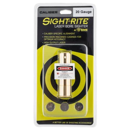 SME XSI-BL-20GA Sight-Rite Laser Bore Sighting System 20 Gauge Brass SME XSI-BL-20GA Sight-Rite Laser Bore Sighting System 20 Gauge Brass