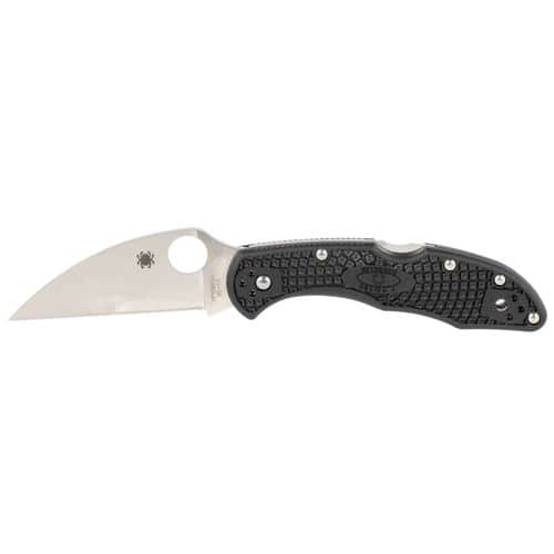 Spyderco C11FPWCBK Delica 4 Lightweight 2.87" Folding Wharncliffe Plain VG-10 Stainless Steel Blade/FRN Black Handle 2 Spyderco C11FPWCBK Delica 4 Lightweight 2.87" Folding Wharncliffe Plain VG-10 Stainless Steel Blade/FRN Black Handle 2