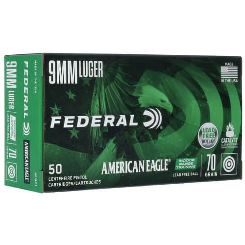 Federal AE9LF1 American Eagle 9mm Luger 70 gr 50 Bx/ 10 Cs Federal AE9LF1 American Eagle 9mm Luger 70 gr 50 Bx/ 10 Cs