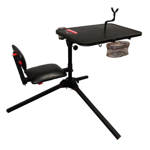 Birchwood Casey BCXTRBNCH Xtreme Shooting Bench Black Steel 23" W x 34" L Birchwood Casey BCXTRBNCH Xtreme Shooting Bench Black Steel 23" W x 34" L