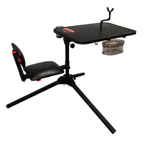 Birchwood Casey BCXTRBNCH Xtreme Shooting Bench Black Steel 23" W x 34" L Birchwood Casey BCXTRBNCH Xtreme Shooting Bench Black Steel 23" W x 34" L