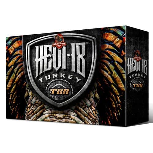 HEVI-Shot HS1009 Hevi-18 Turkey TSS 410 Gauge 3" 13/16 oz 9 Shot 5 Bx/ 10 Cs HEVI-Shot HS1009 Hevi-18 Turkey TSS 410 Gauge 3" 13/16 oz 9 Shot 5 Bx/ 10 Cs