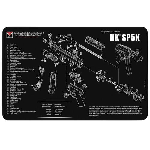 TekMat TEKR17HKSP5K Original Cleaning Mat HK SP5K Parts Diagram 11" x 17" TekMat TEKR17HKSP5K Original Cleaning Mat HK SP5K Parts Diagram 11" x 17"