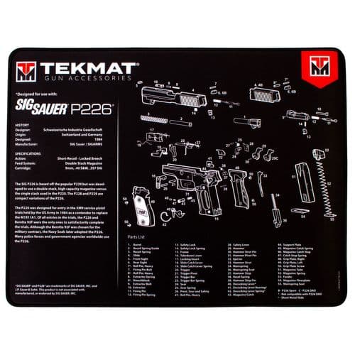 TekMat TEKR20SIGP226 Ultra Premium Cleaning Mat Sig P226 Parts Diagram 15" x 20" TekMat TEKR20SIGP226 Ultra Premium Cleaning Mat Sig P226 Parts Diagram 15" x 20"
