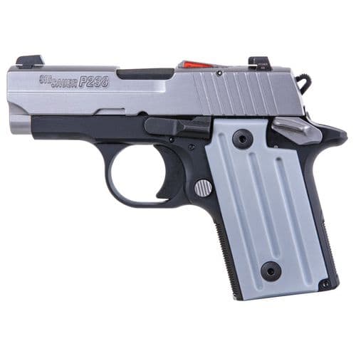 Sig Sauer 238380TSS2CA P238 *CA Compliant 380 ACP 2.70" 6+1 Black Hardcoat Anodized Stainless Steel Slide Gray Polymer Grip Sig Sauer 238380TSS2CA P238 *CA Compliant 380 ACP 2.70" 6+1 Black Hardcoat Anodized Stainless Steel Slide Gray Polymer Grip