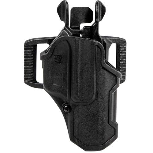 Blackhawk 410200BKL T-Series L2C Light Bearing OWB Black Polymer Belt Slide Compatible w/Glock 17/19/22/23/31/32/45/47 Left Hand Blackhawk 410200BKL T-Series L2C Light Bearing OWB Black Polymer Belt Slide Compatible w/Glock 17/19/22/23/31/32/45/47 Left Hand
