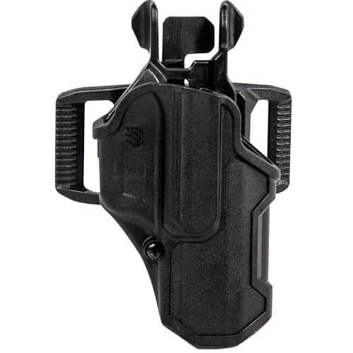 Blackhawk 410200BKL T-Series L2C Light Bearing OWB Black Polymer Belt Slide Compatible w/Glock 17/19/22/23/31/32/45/47 Left Hand Blackhawk 410200BKL T-Series L2C Light Bearing OWB Black Polymer Belt Slide Compatible w/Glock 17/19/22/23/31/32/45/47 Left Hand