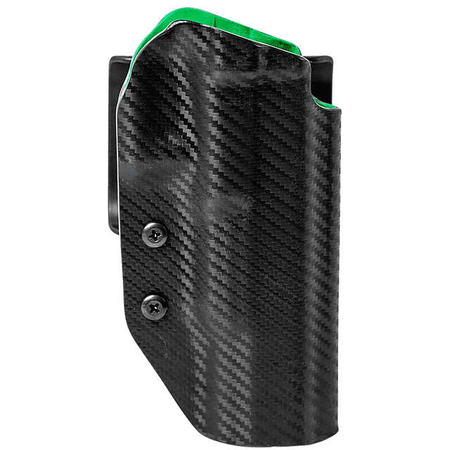 Uncle Mike's 54RNC95BGR Range/Competition Holster OWB Black/Green Carbon Fiber/Boltaron Belt Slide Fits Ruger MKIV 22/45 Right Hand Uncle Mike's 54RNC95BGR Range/Competition Holster OWB Black/Green Carbon Fiber/Boltaron Belt Slide Fits Ruger MKIV 22/45 Right Hand