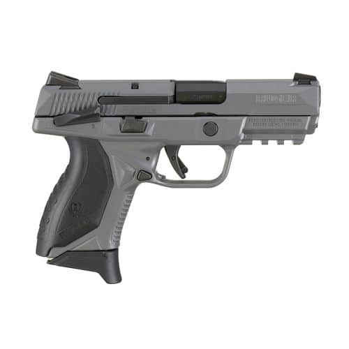 Ruger 8650 American Pistol Compact 45 ACP 3.75" 7+1 Gray Cerakote Gray Cerakote Stainless Steel Slide Black Wraparound Ergonomic Grip Manual Safety Ruger 8650 American Pistol Compact 45 ACP 3.75" 7+1 Gray Cerakote Gray Cerakote Stainless Steel Slide Black Wraparound Ergonomic Grip Manual Safety