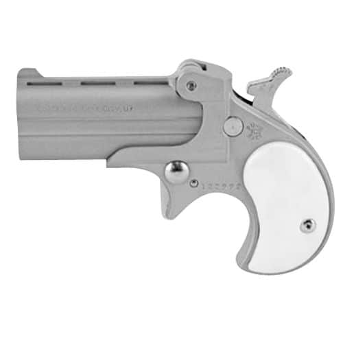 Cobra Pistol CL22MSP Derringer Classic 22 Mag 2.40" 2rd Satin Stainless White Pearl Grip Cobra Pistol CL22MSP Derringer Classic 22 Mag 2.40" 2rd Satin Stainless White Pearl Grip