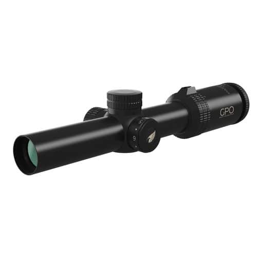 German Precision Optics R500 Passion 5X Matte Black 1-5x24mm 30mm Tube Illuminated German 4 Reticle German Precision Optics R500 Passion 5X Matte Black 1-5x24mm 30mm Tube Illuminated German 4 Reticle
