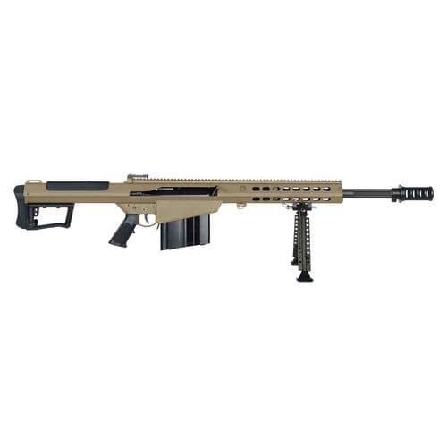 Barrett 18066 M107A1 50 BMG 20" 10+1 Flat Dark Earth Cerakote Flat Dark Earth Fixed with Sorbothane Recoil Pad Stock Black Polymer Grip Barrett 18066 M107A1 50 BMG 20" 10+1 Flat Dark Earth Cerakote Flat Dark Earth Fixed with Sorbothane Recoil Pad Stock Black Polymer Grip