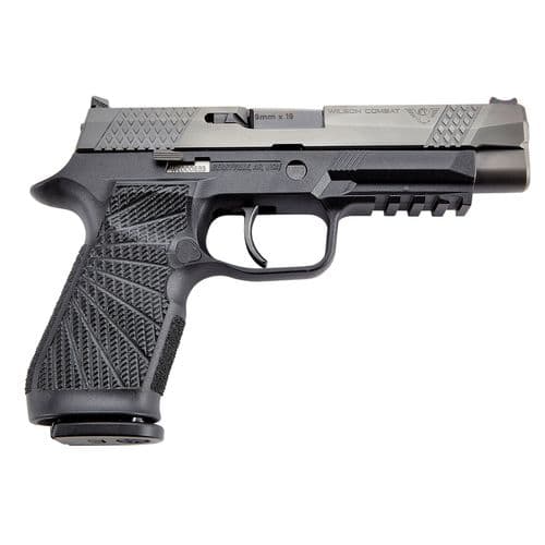 Wilson Combat SIGWCP320FPBATC P320 9mm Luger 4.70" 17+1 (2) Black Polymer Frame Black DLC Steel Slide Black Polymer Grip with Curved Trigger Wilson Combat SIGWCP320FPBATC P320 9mm Luger 4.70" 17+1 (2) Black Polymer Frame Black DLC Steel Slide Black Polymer Grip with Curved Trigger