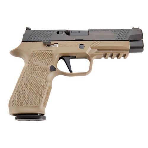 Wilson Combat SIGWCP320F9T P320 9mm Luger 4.70" 17+1 Tan Black DLC Stainless Steel Tan Modular Polymer Grip Wilson Combat SIGWCP320F9T P320 9mm Luger 4.70" 17+1 Tan Black DLC Stainless Steel Tan Modular Polymer Grip