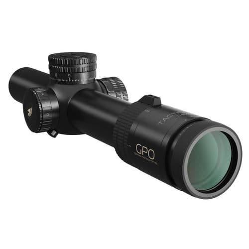 German Precision Optics R820 GPOTAC Matte Black 1-8x24mm 34mm Tube Illuminated Mil-Spec Horseshoe Reticle German Precision Optics R820 GPOTAC Matte Black 1-8x24mm 34mm Tube Illuminated Mil-Spec Horseshoe Reticle