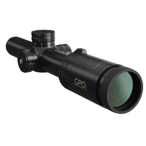 German Precision Optics R610 GPOTAC Matte Black 1-6x24mm 30mm Tube Illuminated Mil-Spec Horseshoe Reticle German Precision Optics R610 GPOTAC Matte Black 1-6x24mm 30mm Tube Illuminated Mil-Spec Horseshoe Reticle