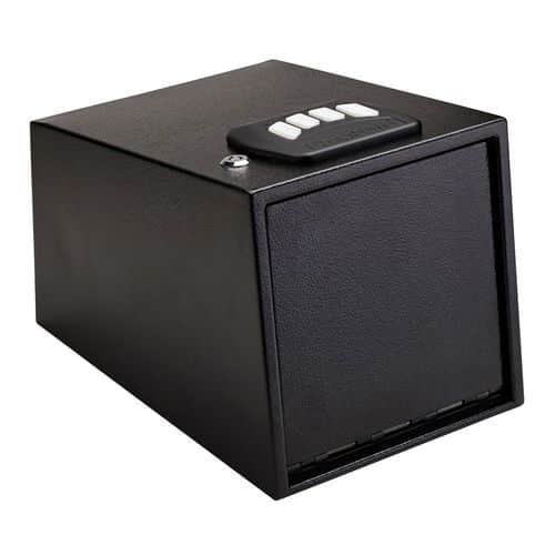 Hornady 75430 Keypad Vault Keypad/Key Entry Black Steel Holds 2 Handguns 12.70" H x 9" W x 8.80" D Hornady 75430 Keypad Vault Keypad/Key Entry Black Steel Holds 2 Handguns 12.70" H x 9" W x 8.80" D