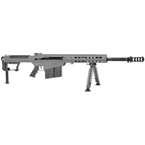 Barrett 18068 M107A1 50 BMG 20" 10+1 Tungsten Gray Cerakote Tungsten Gray Fixed with Sorbothane Recoil Pad Stock Black Polymer Grip Barrett 18068 M107A1 50 BMG 20" 10+1 Tungsten Gray Cerakote Tungsten Gray Fixed with Sorbothane Recoil Pad Stock Black Polymer Grip