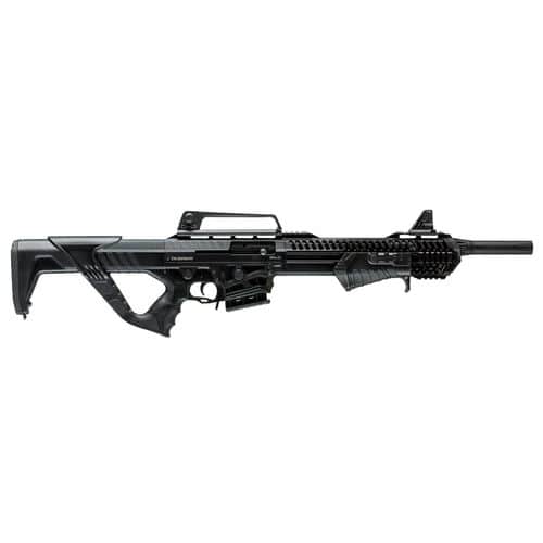 Dickinson XXPA12BS Ermonx Pump/Semi-Auto Hybrid 12 Gauge 5+1 3" 18.50" with Breacher Barrel Matte Black Rec Black Stock Right Hand Dickinson XXPA12BS Ermonx Pump/Semi-Auto Hybrid 12 Gauge 5+1 3" 18.50" with Breacher Barrel Matte Black Rec Black Stock Right Hand