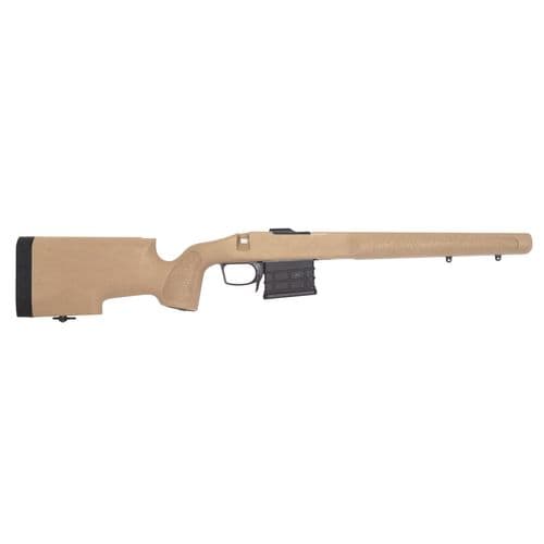 McMillan 106T+ Legend Deluxe Fixed w/Adjustable Cheekpiece Tan Fiberglass for Remington 700 BDL SA McMillan 106T+ Legend Deluxe Fixed w/Adjustable Cheekpiece Tan Fiberglass for Remington 700 BDL SA