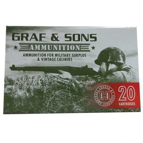 Hornady 7x55 Swiss 165 Grain BTSP 20 Round Box Hornady 7x55 Swiss 165 Grain BTSP 20 Round Box
