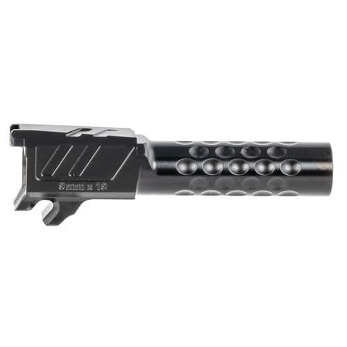 ZEV BBLZ365PRODLC Pro Replacement Barrel 9mm Luger 4.90" Black DLC Finish 416R Stainless Steel Material with Dimples for Sig P365 ZEV BBLZ365PRODLC Pro Replacement Barrel 9mm Luger 4.90" Black DLC Finish 416R Stainless Steel Material with Dimples for Sig P365