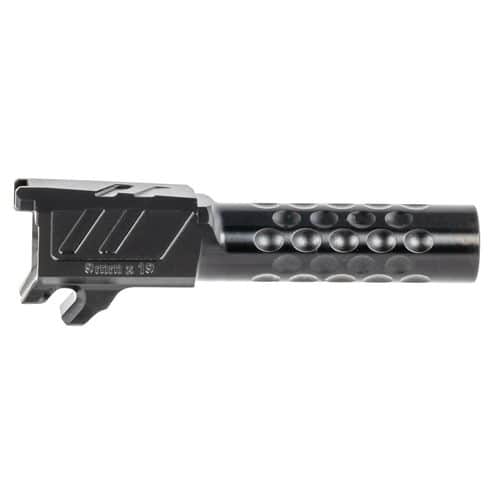 ZEV BBLZ365PRODLC Pro Replacement Barrel 9mm Luger 4.90" Black DLC Finish 416R Stainless Steel Material with Dimples for Sig P365 ZEV BBLZ365PRODLC Pro Replacement Barrel 9mm Luger 4.90" Black DLC Finish 416R Stainless Steel Material with Dimples for Sig P365