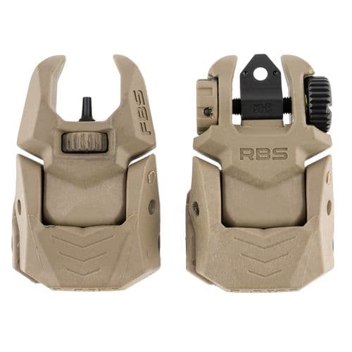 Meprolight USA ML40330 Mepro FRBS Self-Illuminated Sights M2D Set Green Tritium Front & Rear with Tan Frame for AR-Platform Meprolight USA ML40330 Mepro FRBS Self-Illuminated Sights M2D Set Green Tritium Front & Rear with Tan Frame for AR-Platform