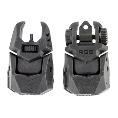 Meprolight USA ML40310 Mepro FRBS Self-Illuminated Sights M2D Set Green Tritium Front & Rear with Black Frame for AR-Platform Meprolight USA ML40310 Mepro FRBS Self-Illuminated Sights M2D Set Green Tritium Front & Rear with Black Frame for AR-Platform