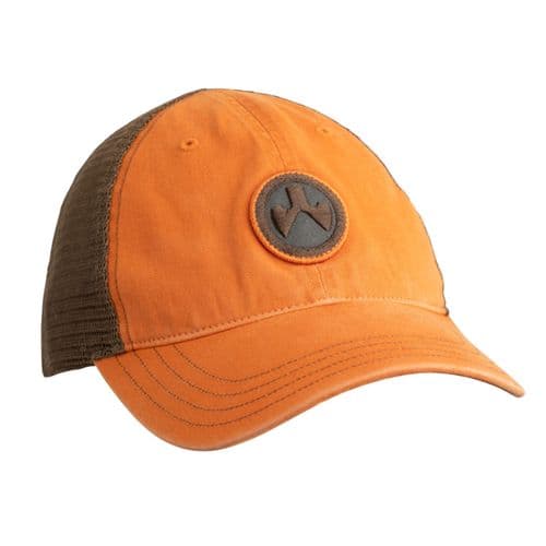 Magpul MAG1105-812 Icon Patch Trucker Hat Orange/Brown Adjustable Snapback OSFA Unstructured Magpul MAG1105-812 Icon Patch Trucker Hat Orange/Brown Adjustable Snapback OSFA Unstructured