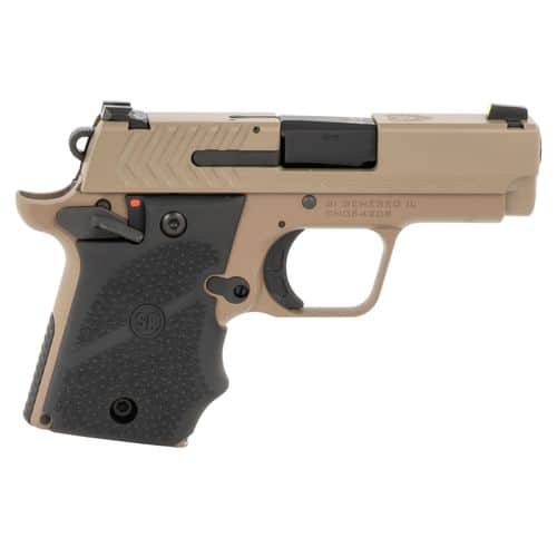 Springfield Armory PG9119FH 911 9mm Luger 3" 6+1 7+1 Flat Dark Earth Cerakote Black Hogue Wraparound Rubber Grip Springfield Armory PG9119FH 911 9mm Luger 3" 6+1 7+1 Flat Dark Earth Cerakote Black Hogue Wraparound Rubber Grip