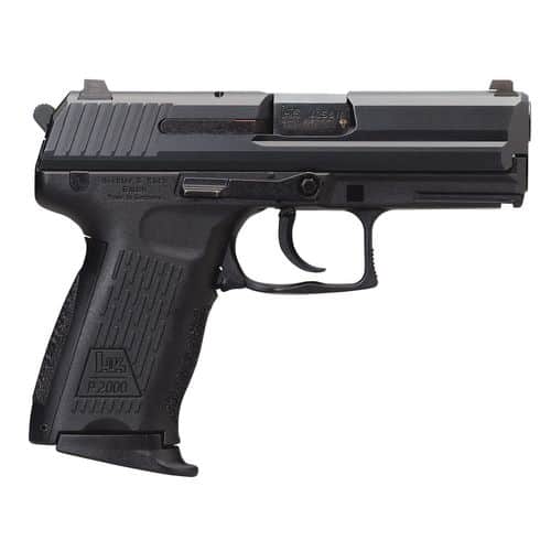 HK 81000051 P2000 V3 40 S&W 3.66" 10+1 (2) Black Black Steel Slide Black Interchangeable Backstrap Grip HK 81000051 P2000 V3 40 S&W 3.66" 10+1 (2) Black Black Steel Slide Black Interchangeable Backstrap Grip