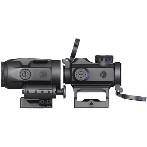 Sig Sauer Electro-Optics SORJ72001 Romeo-MSR/Juliet3 Micro Combo 1x20mm/3x20mm 2 MOA Red Dot Black Sig Sauer Electro-Optics SORJ72001 Romeo-MSR/Juliet3 Micro Combo 1x20mm/3x20mm 2 MOA Red Dot Black