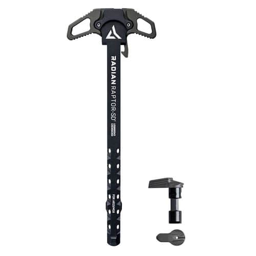 RADIAN WEAPONS R0668 Raptor-SD Charging Handle with Talon Safety AR-15, M16 Radian Gray Aluminum RADIAN WEAPONS R0668 Raptor-SD Charging Handle with Talon Safety AR-15, M16 Radian Gray Aluminum