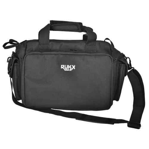 RUKX GEAR ATICTRBB Tactical Range Bag 16" Black Black 600D Polyester RUKX GEAR ATICTRBB Tactical Range Bag 16" Black Black 600D Polyester