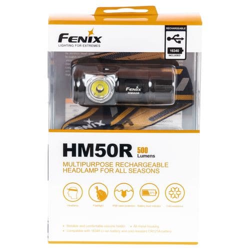 Fenix FX-HM50R HM50R Dual Function 4-500 Lumens White Cree LED Bulb Black 262 ft Distance Fenix FX-HM50R HM50R Dual Function 4-500 Lumens White Cree LED Bulb Black 262 ft Distance