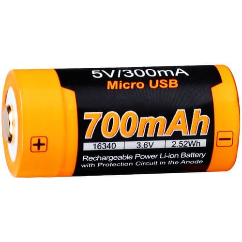 Fenix ARB-L16-700UP USB Rechargeable 3.6 Volt 700 mAh Fenix ARB-L16-700UP USB Rechargeable 3.6 Volt 700 mAh