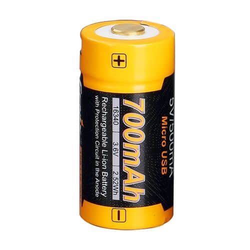 Fenix ARB-L16-700U USB Rechargeable 3.6 Volt 700 mAh Fenix ARB-L16-700U USB Rechargeable 3.6 Volt 700 mAh