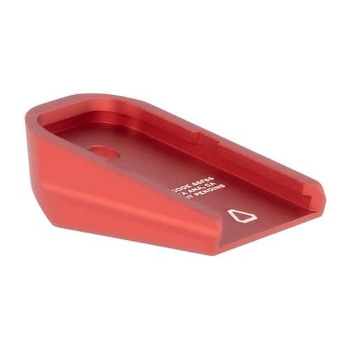 Strike GALBPRED Base Plate Red Aluminum for Glock Mags Strike GALBPRED Base Plate Red Aluminum for Glock Mags