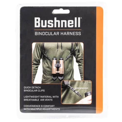 Bushnell BASFHARN Universal Binocular Harness Mesh Black with Quick Release Clips Bushnell BASFHARN Universal Binocular Harness Mesh Black with Quick Release Clips