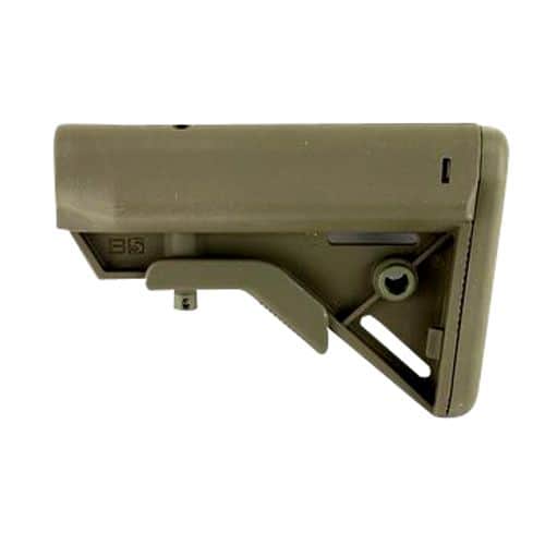 B5 Systems BRV1104 Bravo Stock OD Green Synthetic for AR-15, M4 with Mil-Spec Receiver Extension (Tube Not Included) B5 Systems BRV1104 Bravo Stock OD Green Synthetic for AR-15, M4 with Mil-Spec Receiver Extension (Tube Not Included)