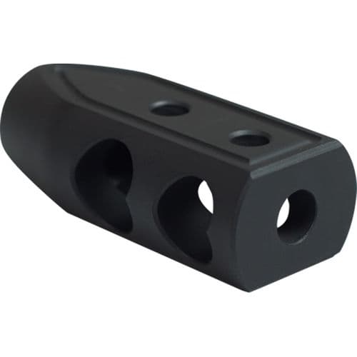 TIMBER CREEK OUTDOOR INC 65HBBLC Heart Breaker Muzzle Brake 6.5 Creedmoor/6.5 Grendel 5/8"-24 tpi Black Cerakote Aluminum TIMBER CREEK OUTDOOR INC 65HBBLC Heart Breaker Muzzle Brake 6.5 Creedmoor/6.5 Grendel 5/8"-24 tpi Black Cerakote Aluminum