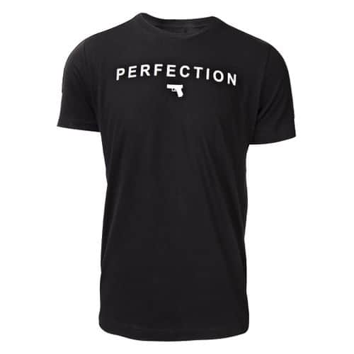 Glock AA75124 Perfection Pistol T-Shirt Black Small Short Sleeve Glock AA75124 Perfection Pistol T-Shirt Black Small Short Sleeve